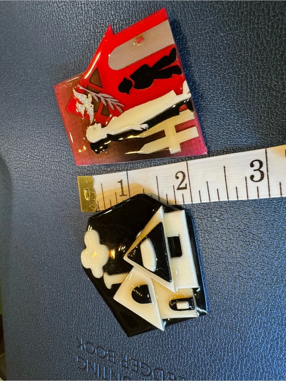 Title: House Pins by Lucinda Brooch Lot of 2 Domestic Violence House Art Pins